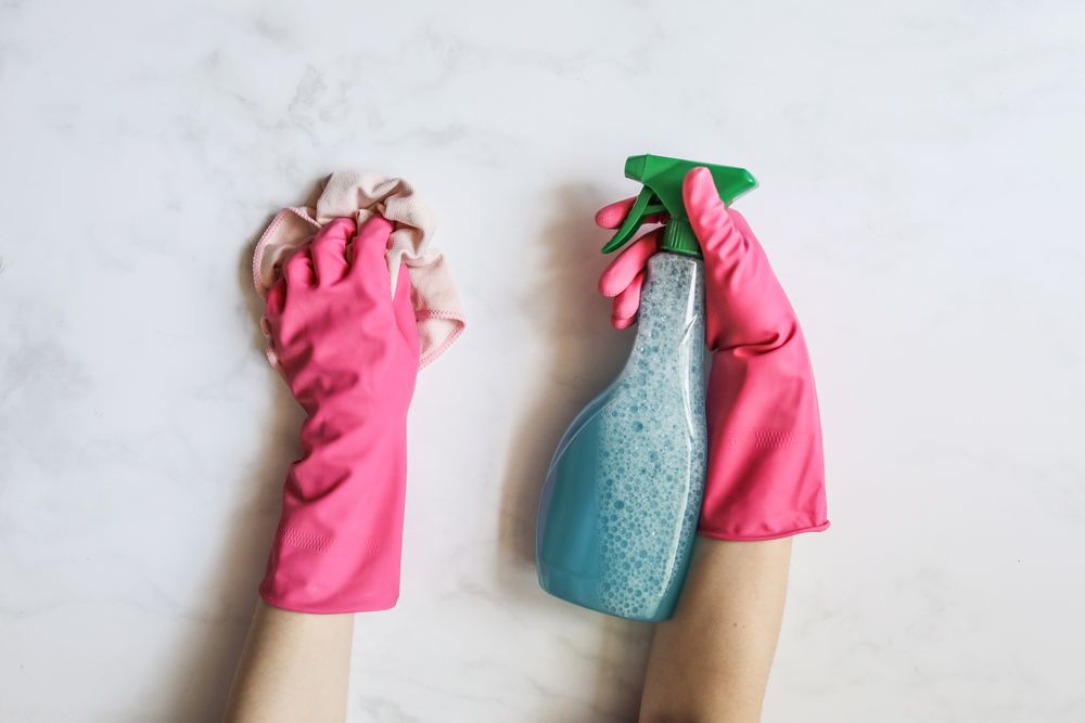 Deep cleaning with professional products